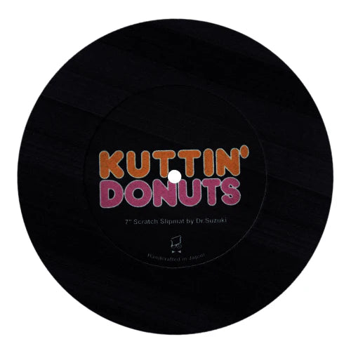 Dr Suzuki Kuttin Donuts 7" Scratch Slipmat - Black