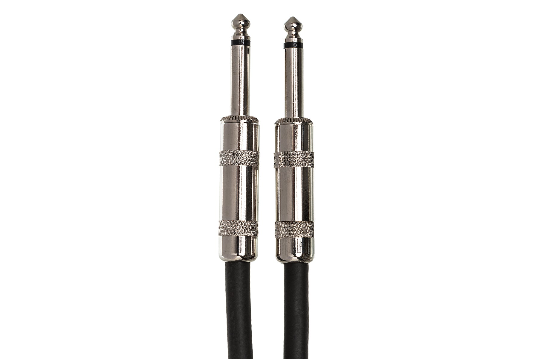 Hosa 3GT18C4 Cloth Guitar Cable, Straight To Same, 18 Ft / 5.5M Black/Gold