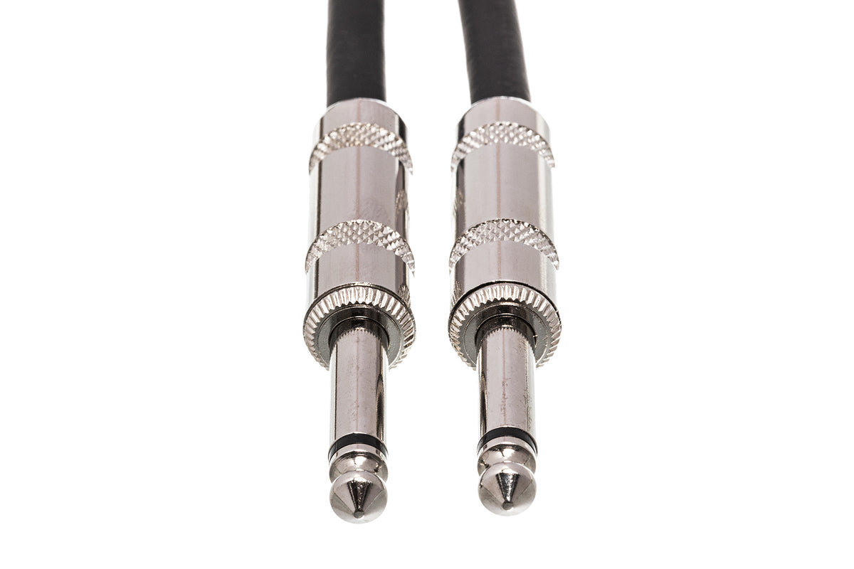 Hosa 3GT18C5 Cloth Guitar Cable, Straight To Same, 18 Ft / 5.5M Black/Red