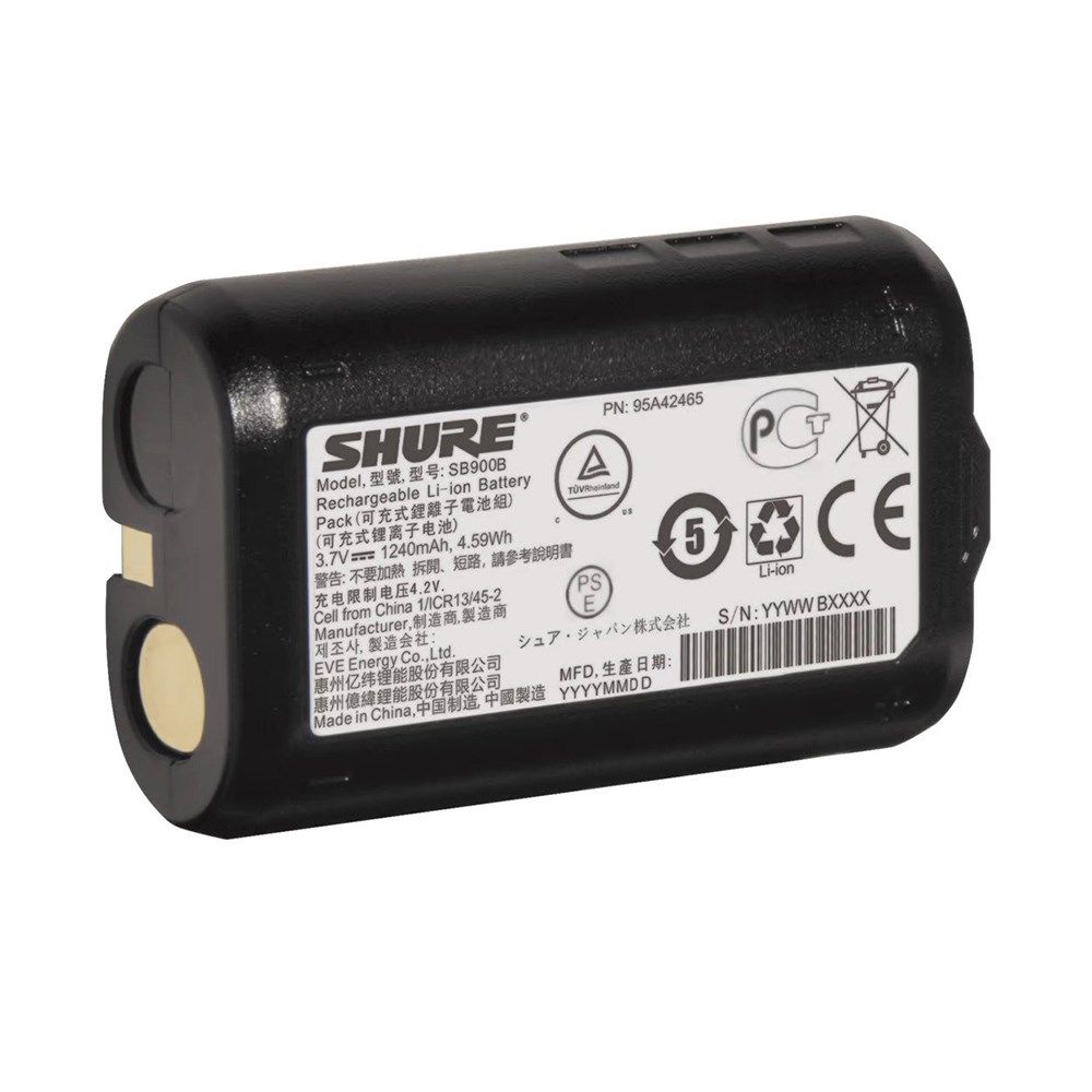 Shure SB900B Rechargeable Lithium-Ion Battery