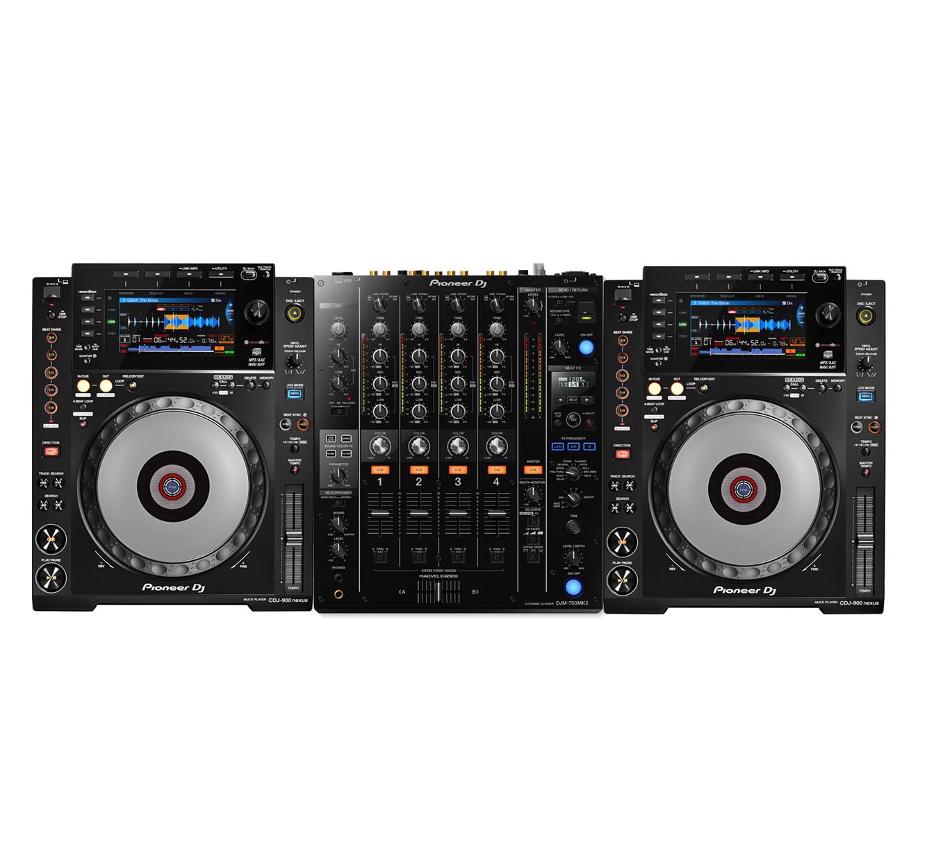 PioneerDJ Pro Club Setup 2 (CDJ-900NXS & DJM-750Mk2 hire)