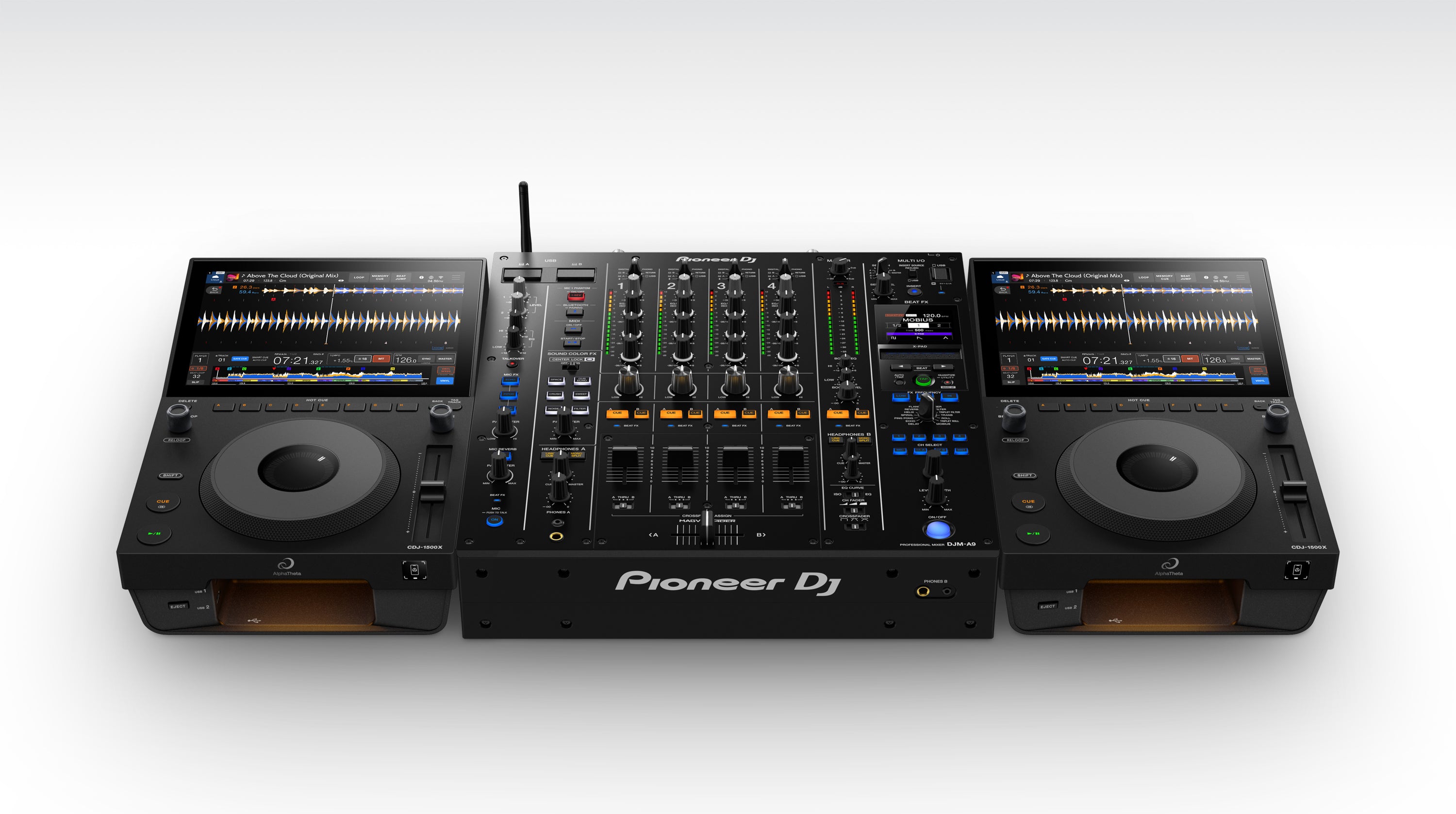 AlphaTheta CDJ-1500X Professional Digital Media Player – Black
