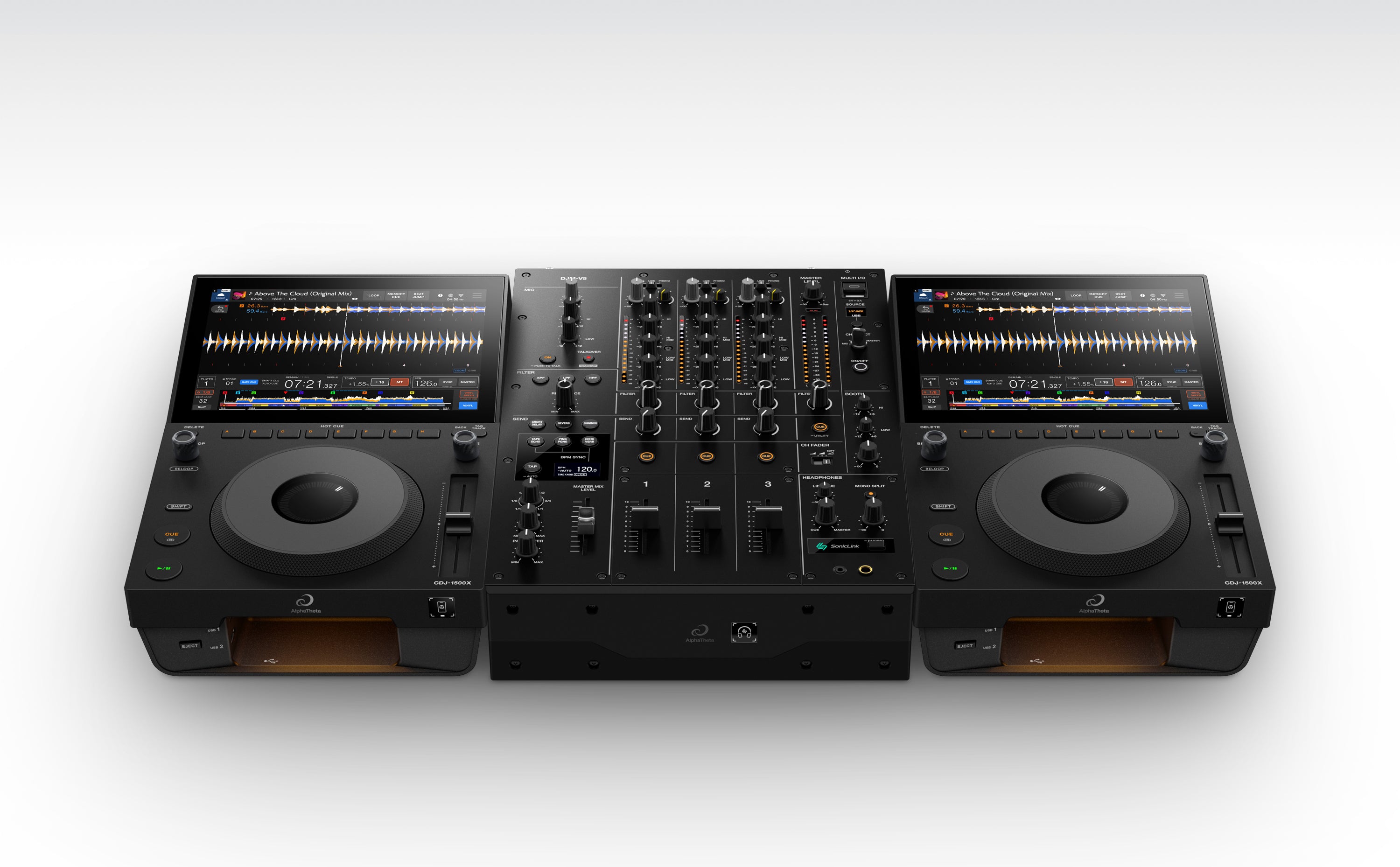 AlphaTheta CDJ-1500X Professional Digital Media Player – Black