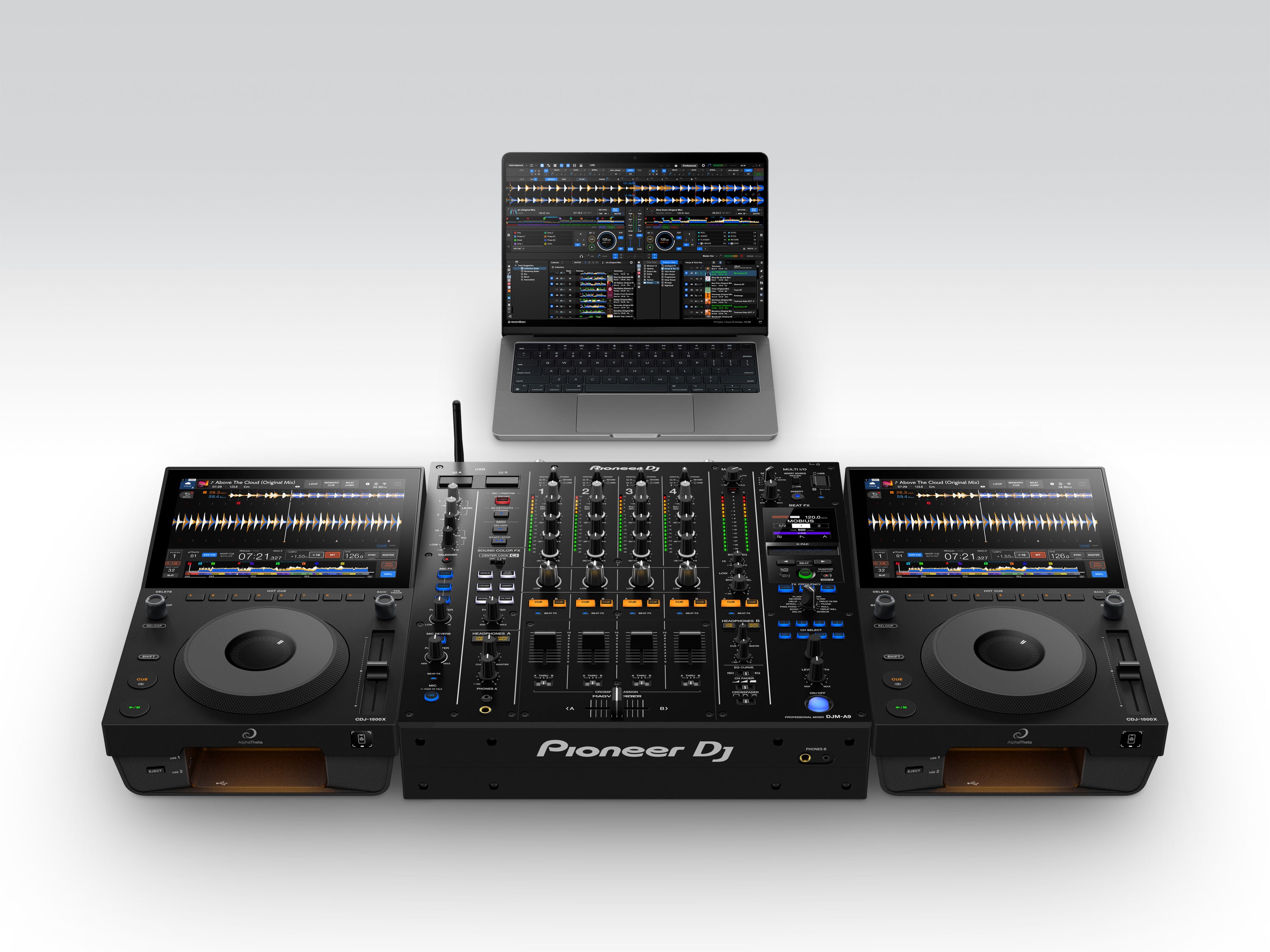 AlphaTheta CDJ-1500X Professional Digital Media Player – Black