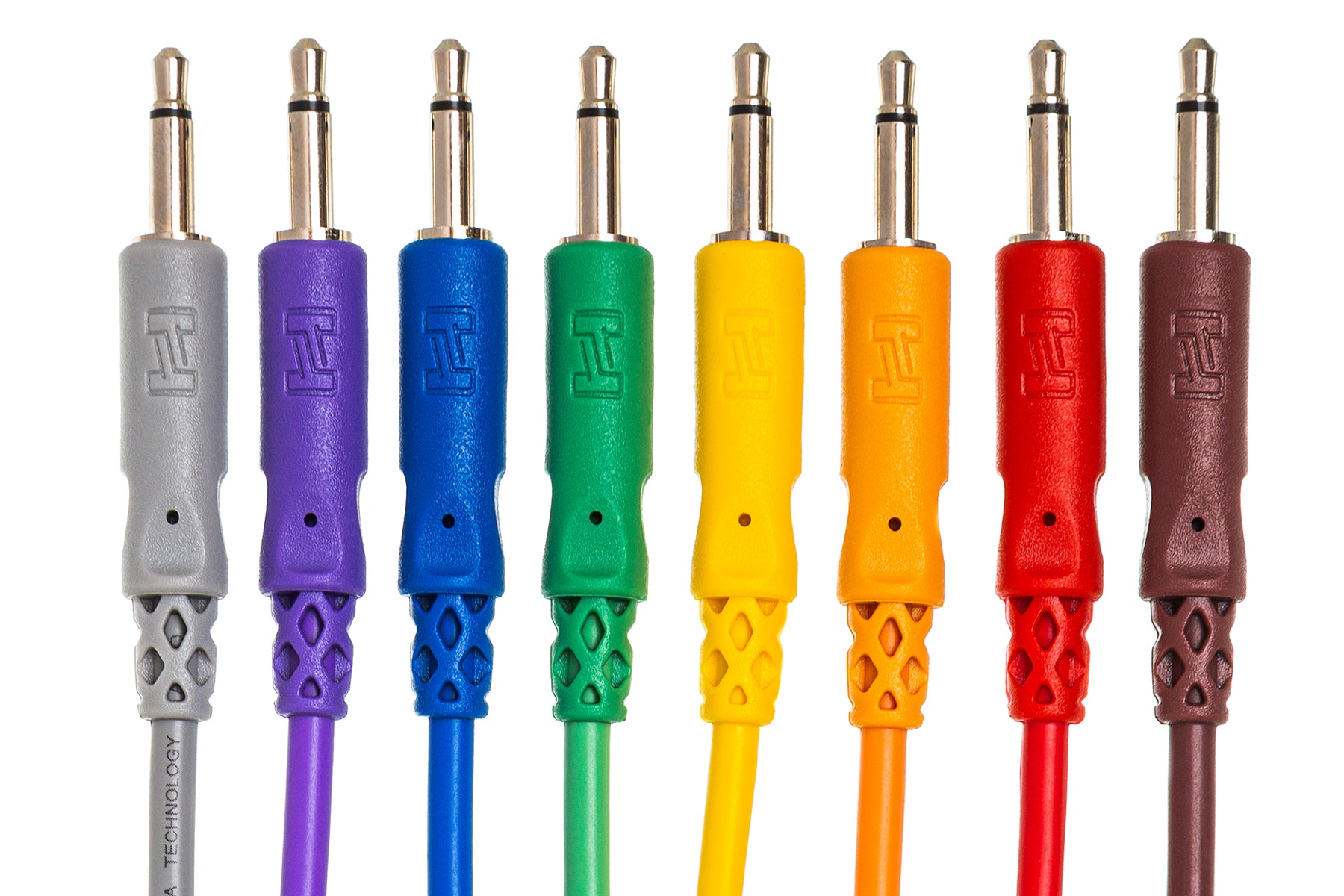 The Hosa CMM815 Unbalanced Patch Cables, 3.5 Mm TS To Same, 6 In / 15Cm