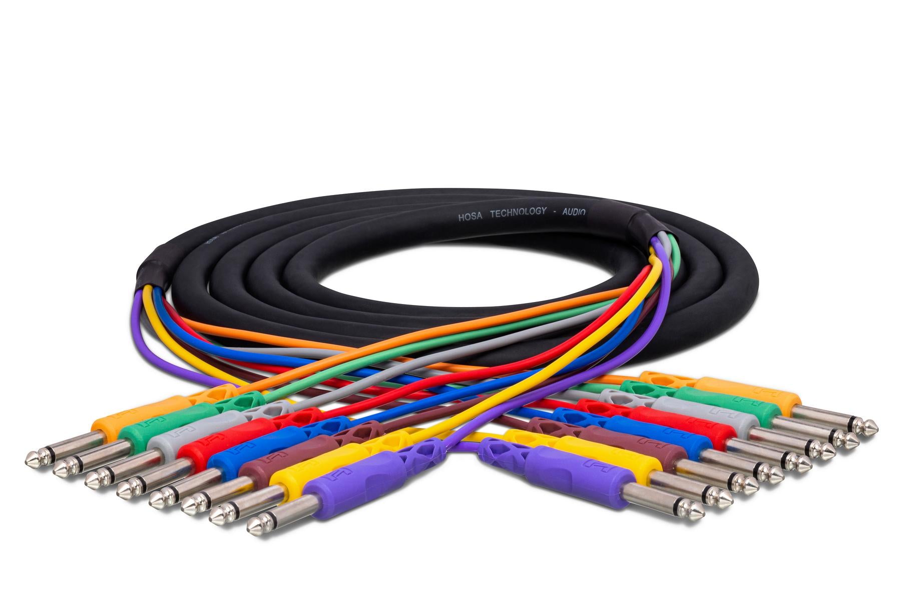 The Hosa CPP803 Unbalanced Snake, 1/4 In TS To Same, 3 M