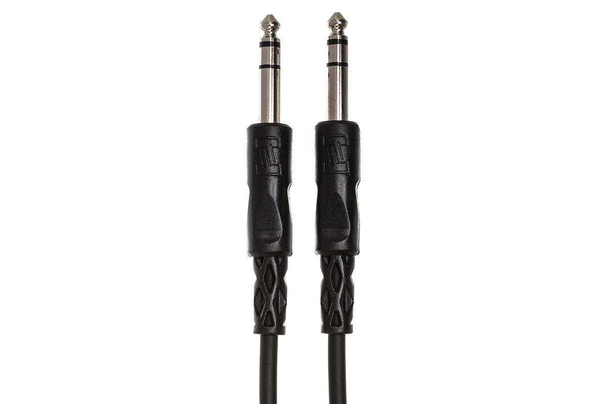 Hosa CSS103 Balanced Interconnect, 1/4 In TRS To Same, 3 Ft / 0.9M