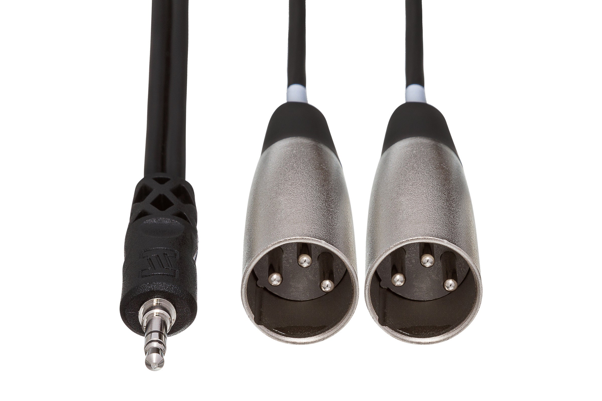 Hosa CYX402M Stereo Breakout, 3.5 Mm TRS To Dual XLR Male, 2M