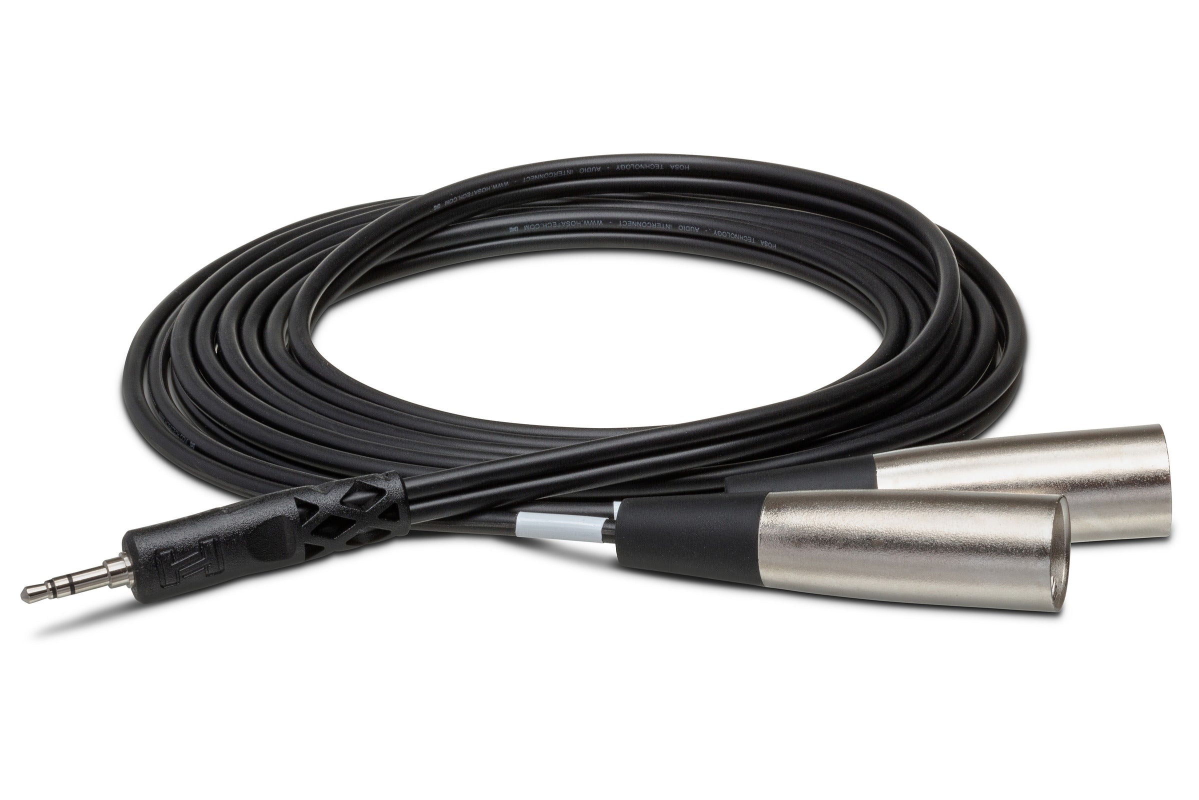 Hosa CYX402M Stereo Breakout, 3.5 Mm TRS To Dual XLR Male, 2M