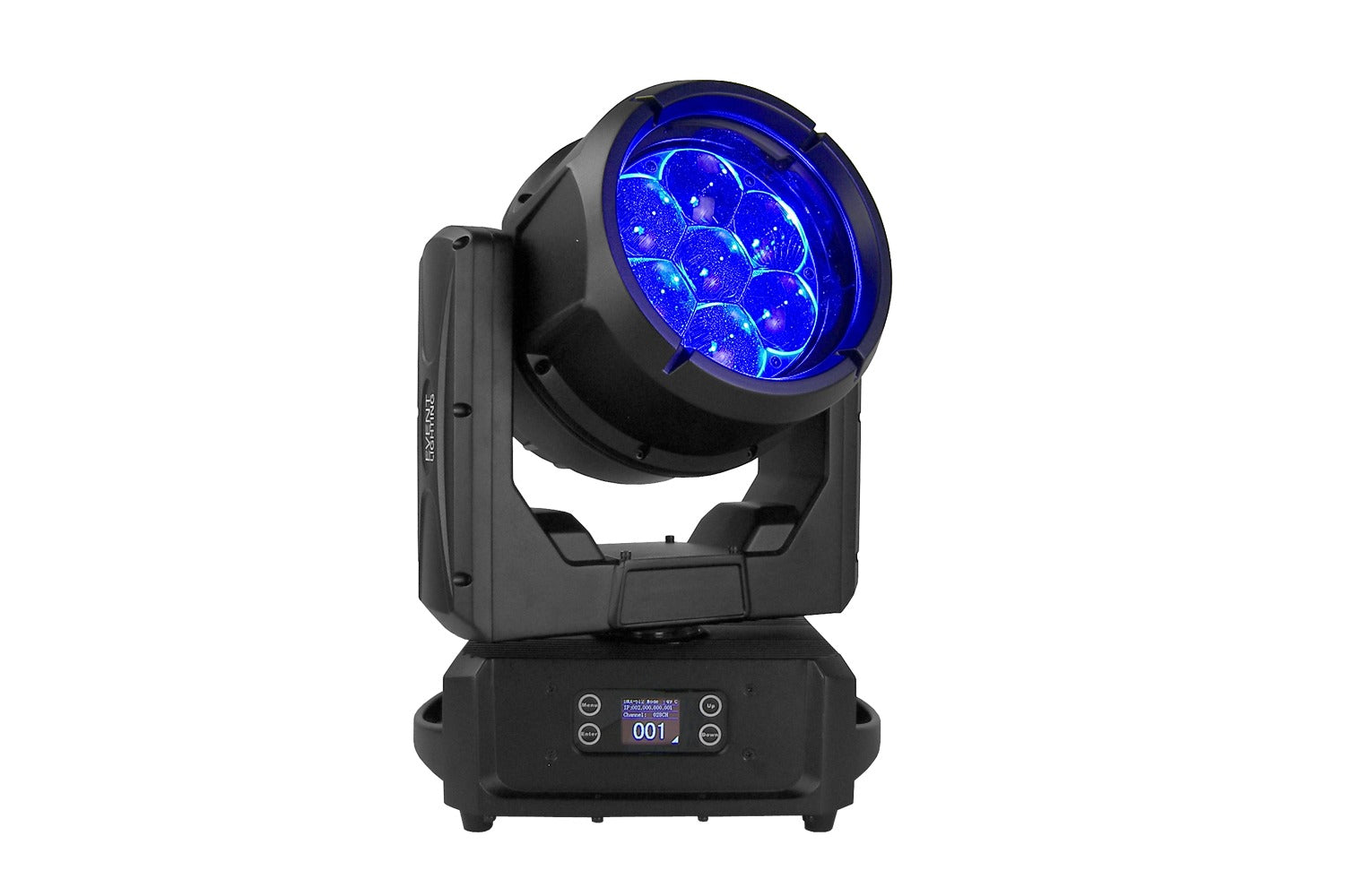 Event Lighting DELUGEM7X60WFX - IP65 Moving Head Zoom Wash with 7 x 60W RGBW + 28 x 0.5W RGB LEDs