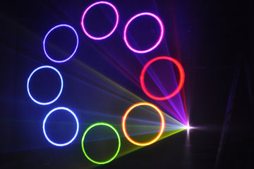 Event Lighting Lite EL5000RGBPRO - 5W RGB Animation Laser. ILDA, RJ45, 30K Scanner - Road case included