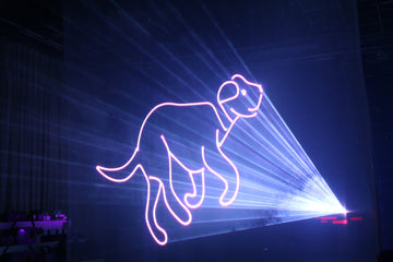 Event Lighting Lite EL5000RGBPRO - 5W RGB Animation Laser. ILDA, RJ45, 30K Scanner - Road case included