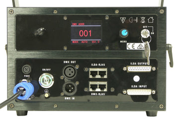 Event Lighting Lite EL5000RGBPRO - 5W RGB Animation Laser. ILDA, RJ45, 30K Scanner - Road case included