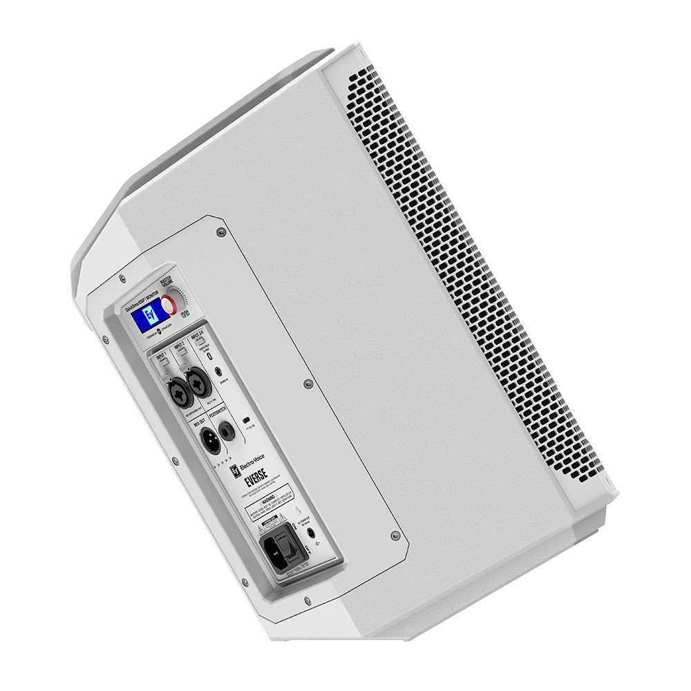 Electro-Voice EVERSE 8 WHITE – Weatherised Battery-Powered Speaker w/Bluetooth Audio & Control