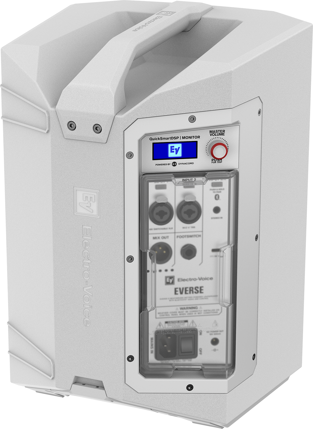 Electro-Voice EVERSE 8 WHITE – Weatherised Battery-Powered Speaker w/Bluetooth Audio & Control