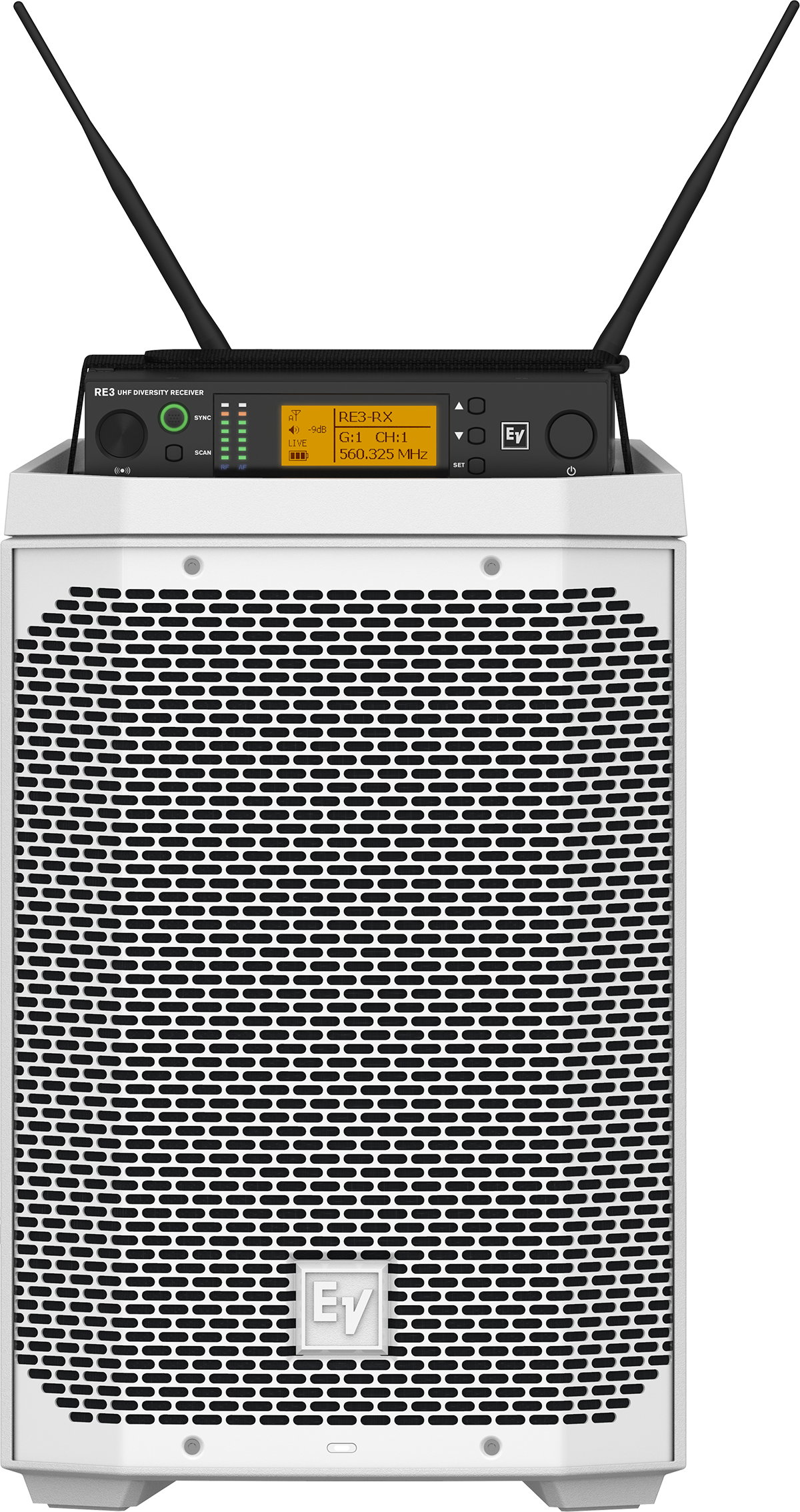 Electro-Voice EVERSE 8 WHITE – Weatherised Battery-Powered Speaker w/Bluetooth Audio & Control