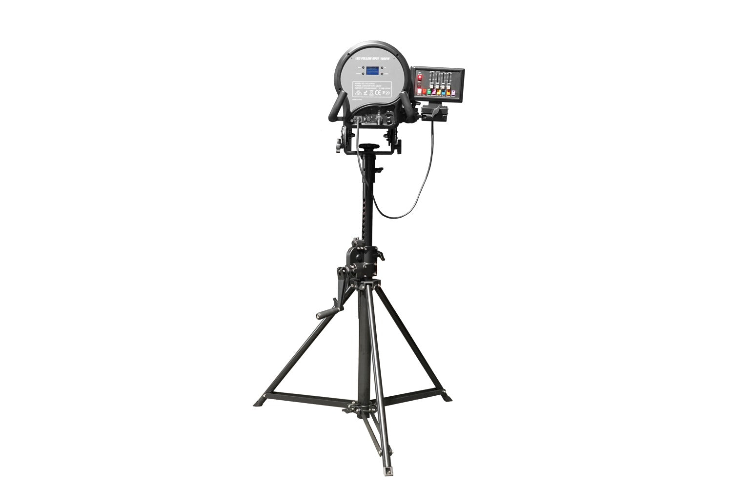 Event Lighting FOLLOW1K - 1000W LED Followspot with Stand and Road Case