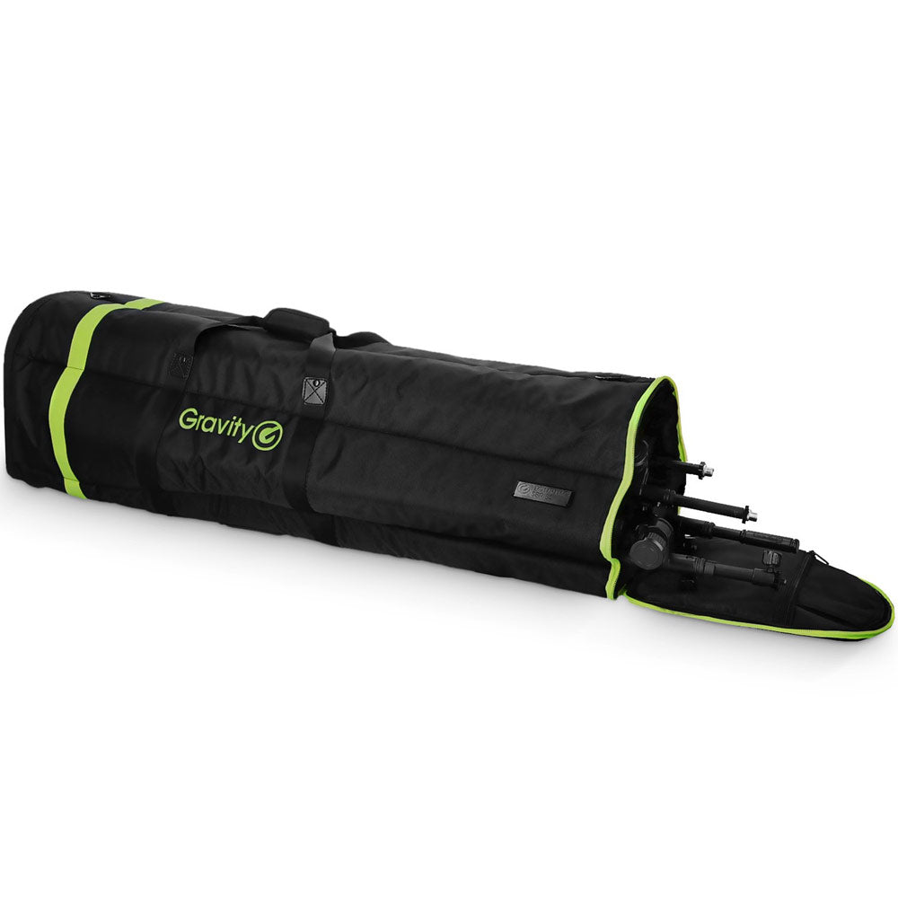 Gravity GTBGMS6B Touring Transport Bag For 6 Mic Stands with Wheels
