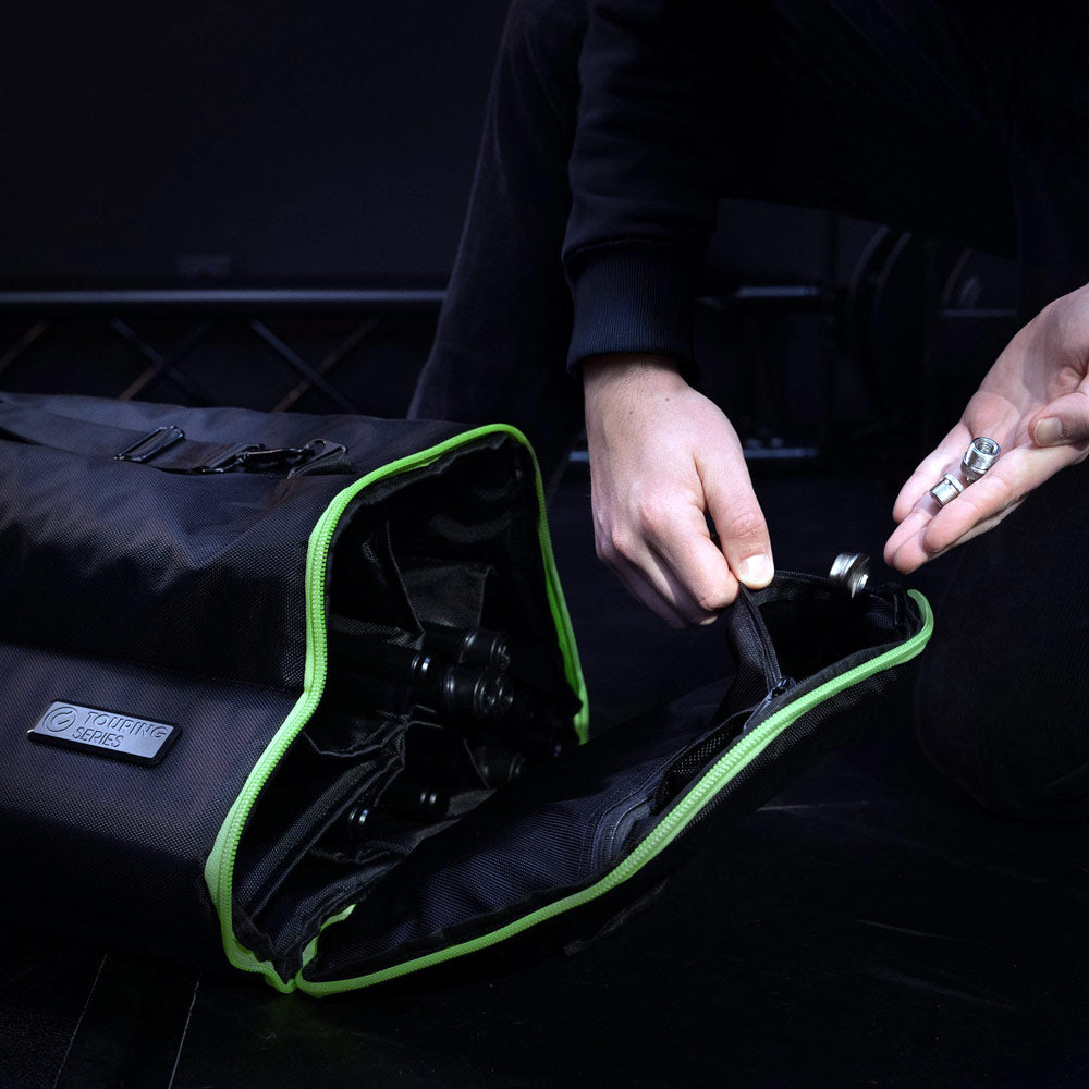 Gravity GTBGMS6B Touring Transport Bag For 6 Mic Stands with Wheels