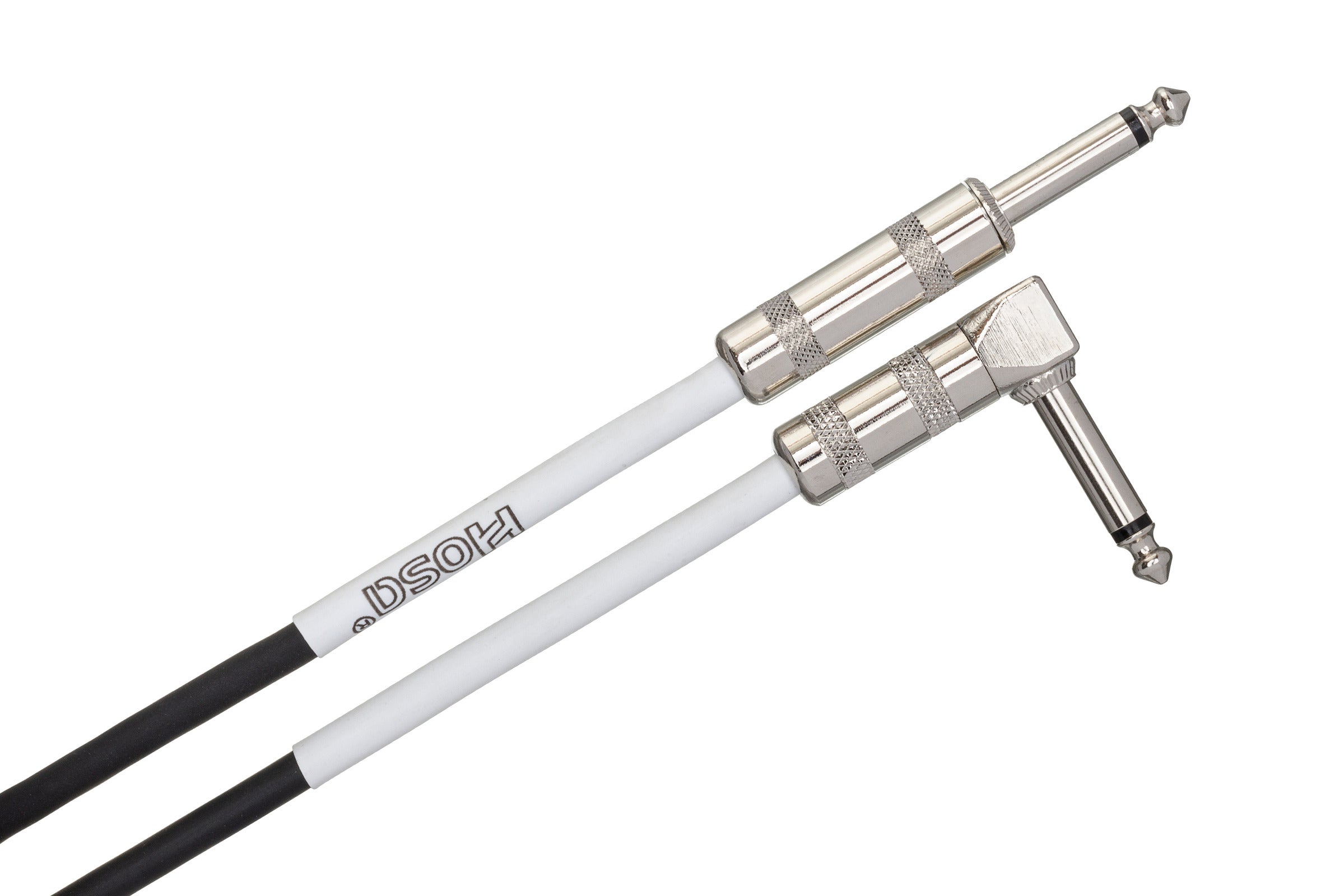Hosa GTR220R Guitar Cable, Straight To Right-Angle, 20 Ft / 6M