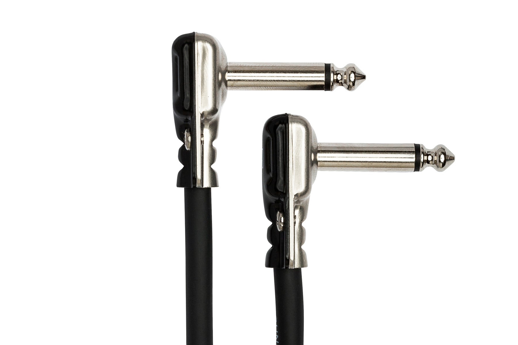 Hosa Pro HGFP000.5 Pro Guitar Patch Cable, Rean Low-Profile Right-Angle To Same, 6 In / 15Cm