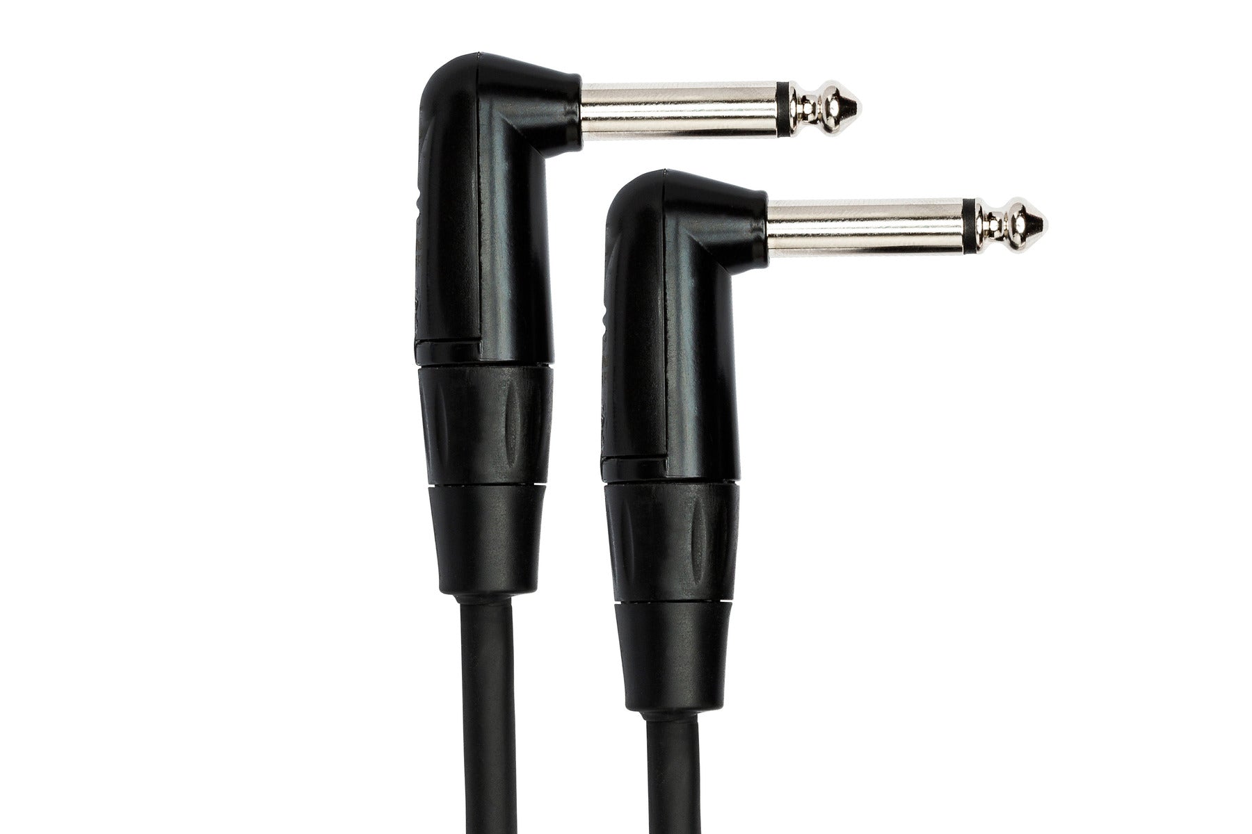 Hosa Pro HGTR001.5Rr Pro Guitar Patch Cable, Rean Right-Angle To Same, 18 In / 45Cm