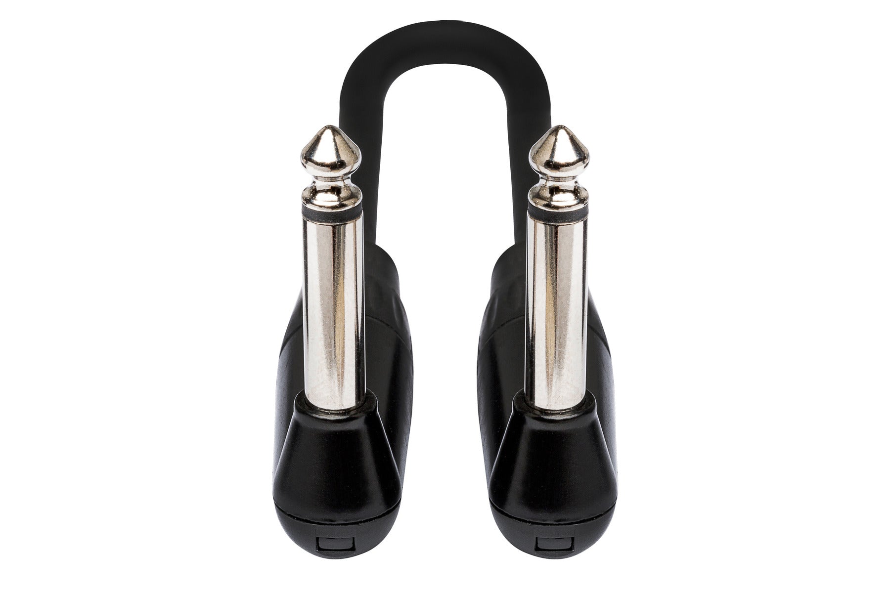 Hosa Pro HGTR000.5Rr Pro Guitar Patch Cable, Rean Right-Angle To Same, 6 In / 15Cm