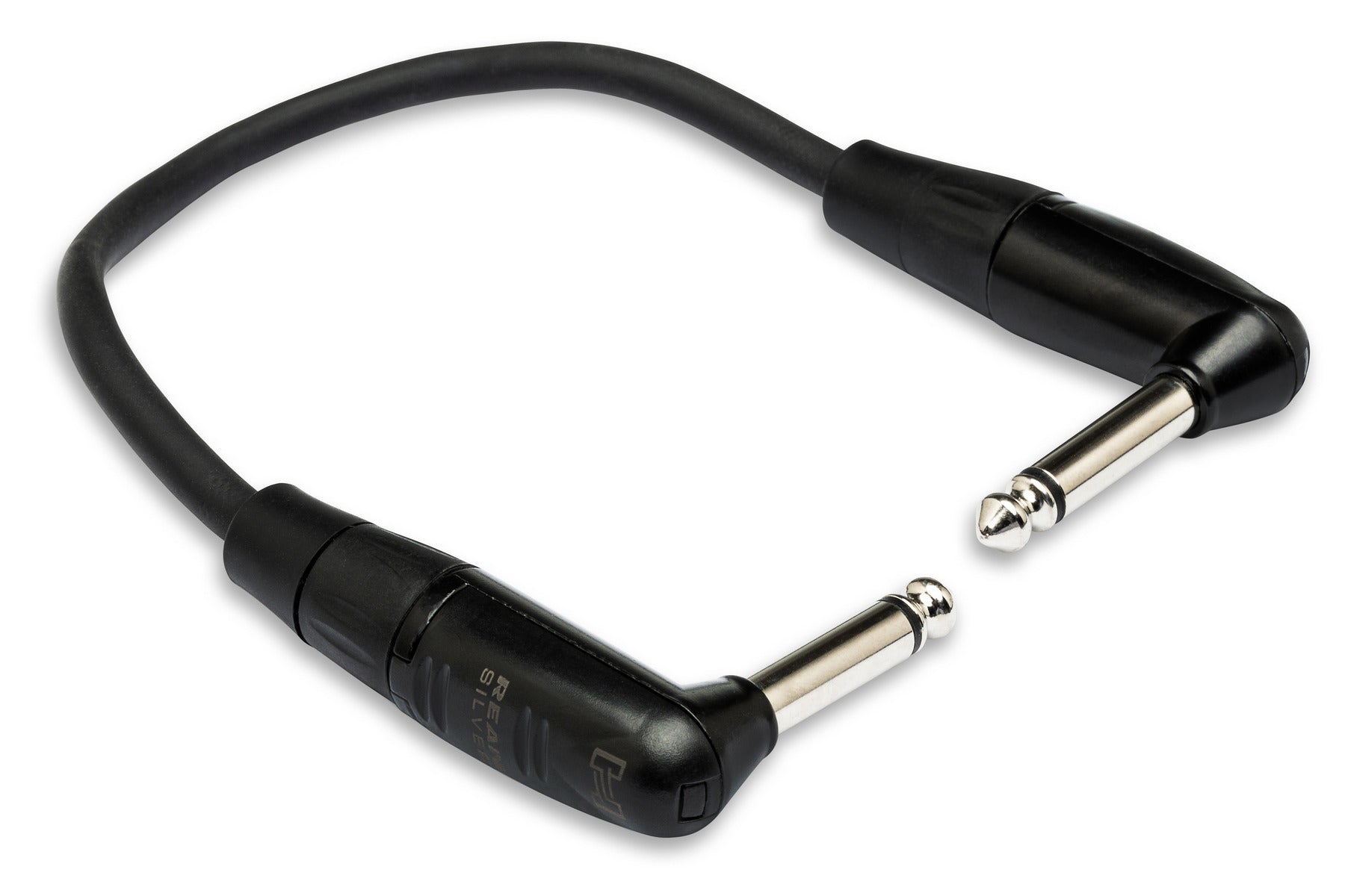 Hosa Pro HGTR001.5Rr Pro Guitar Patch Cable, Rean Right-Angle To Same, 18 In / 45Cm