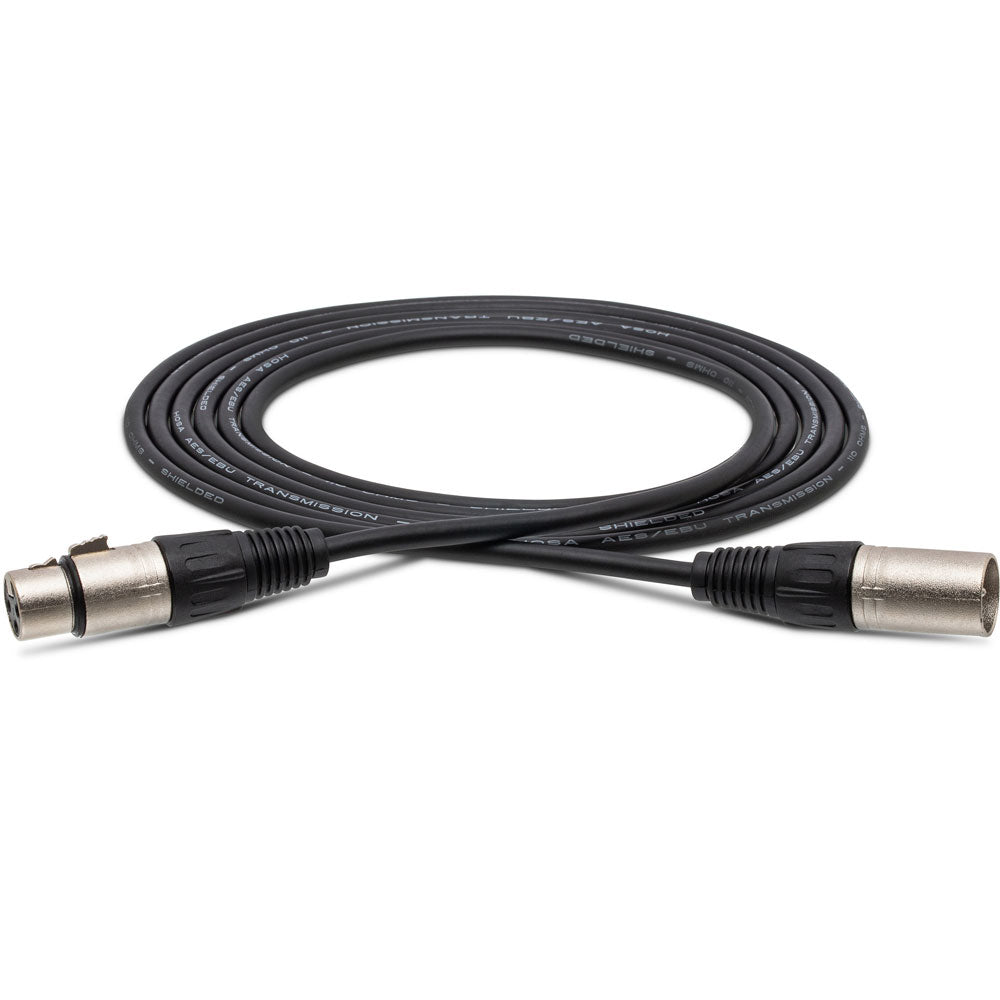 Hosa EBU025 AES/EBU Cable, XLR Female To XLR Male, 25 Ft / 7.6M