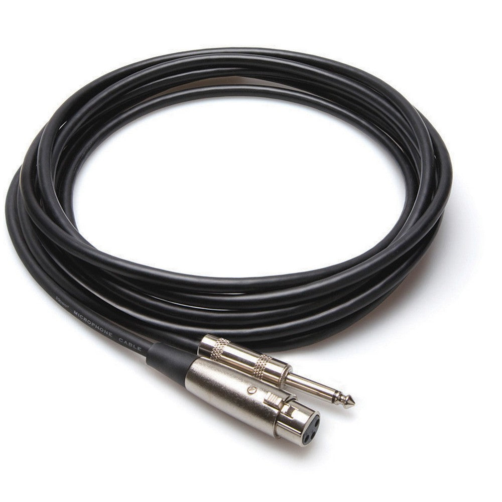 Hosa MCH110 Microphone Cable, XLR Female To 1/4 In Ts, 10 Ft / 3M