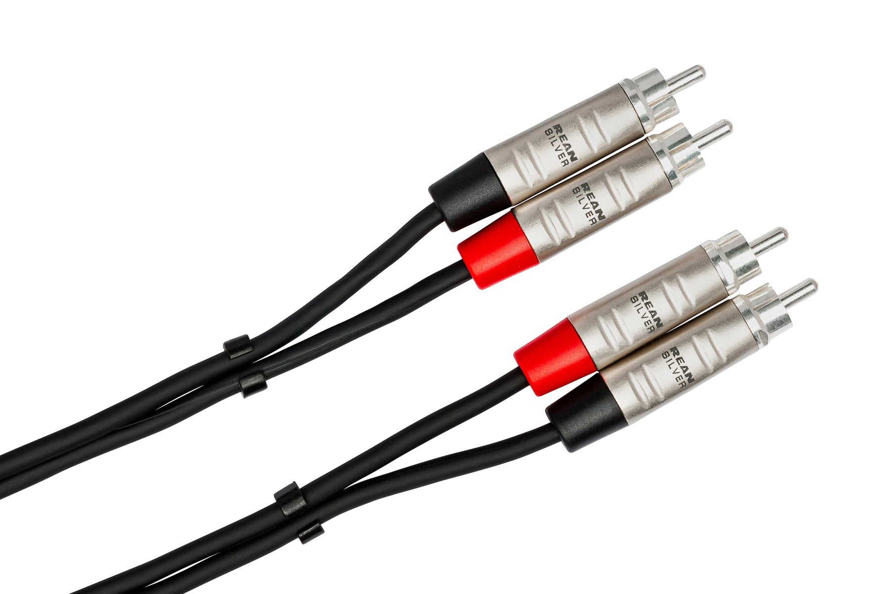 Hosa Pro HRR020X2 Pro Stereo Interconnect, Dual Rean RCA To RCA, 20 Ft / 6M
