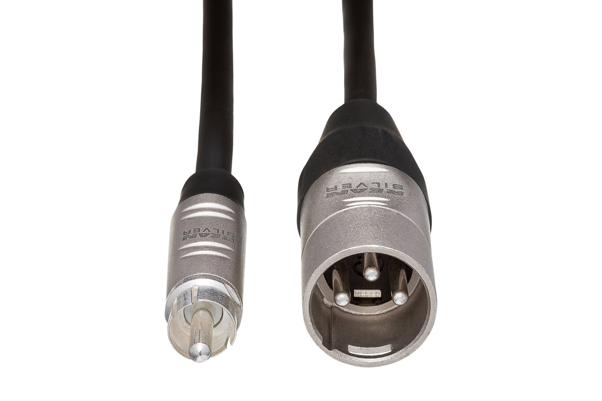 Hosa Pro HRX005 Pro Unbalanced Interconnect, Rean RCA To XLR Male, 5 Ft / 1.5M