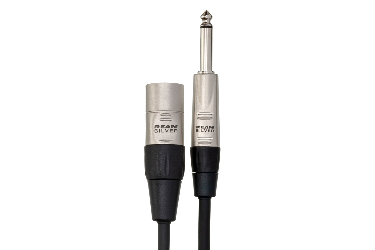 Hosa Pro HSX100 Pro Balanced Interconnect, Rean 1/4 In TRS To XLR Male, 100 Ft / 30M