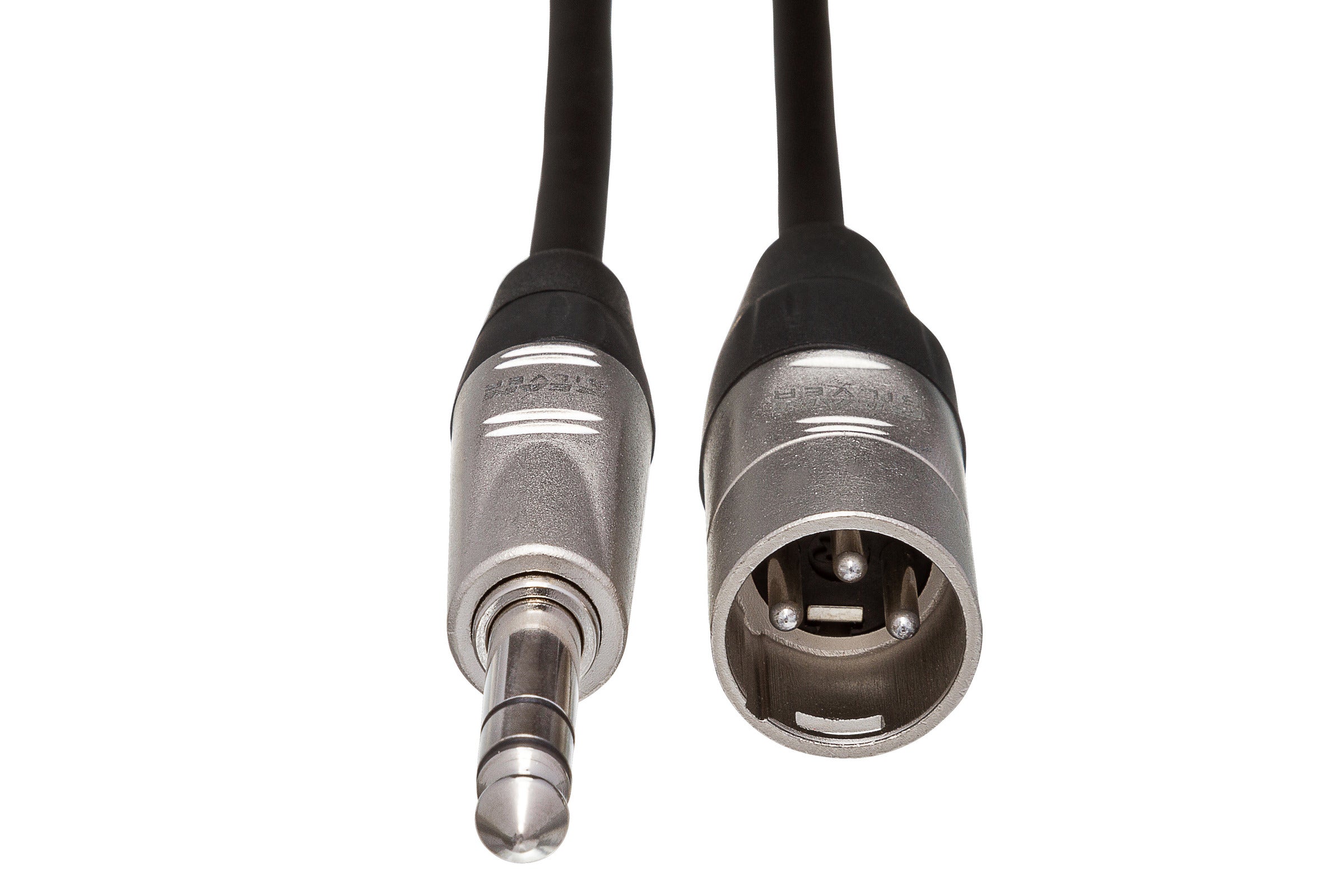 Hosa Pro HSX003 Pro Balanced Interconnect, Rean 1/4 In TRS To XLR Male, 3 Ft / 0.9M