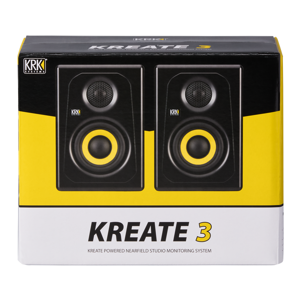 KRK Kreate 3 Active 3" Two-Way Studio Bluetooth Monitors (Pair)