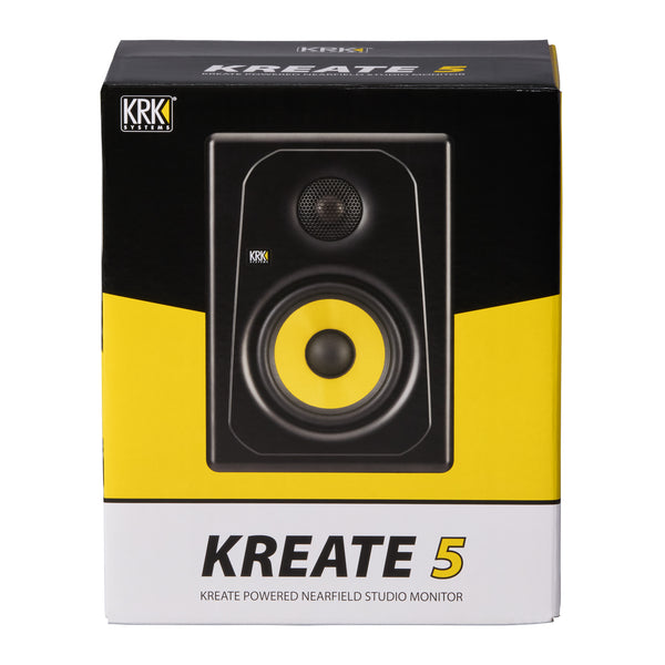 KRK Kreate 5 Active 5" Two-Way Studio Bluetooth Monitor (Pair)