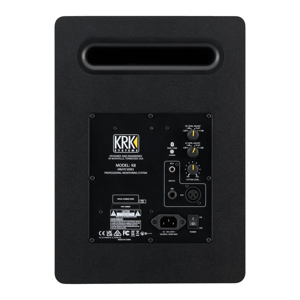 KRK Kreate 8 Active 8" Two-Way Studio Bluetooth Monitor (Pair)