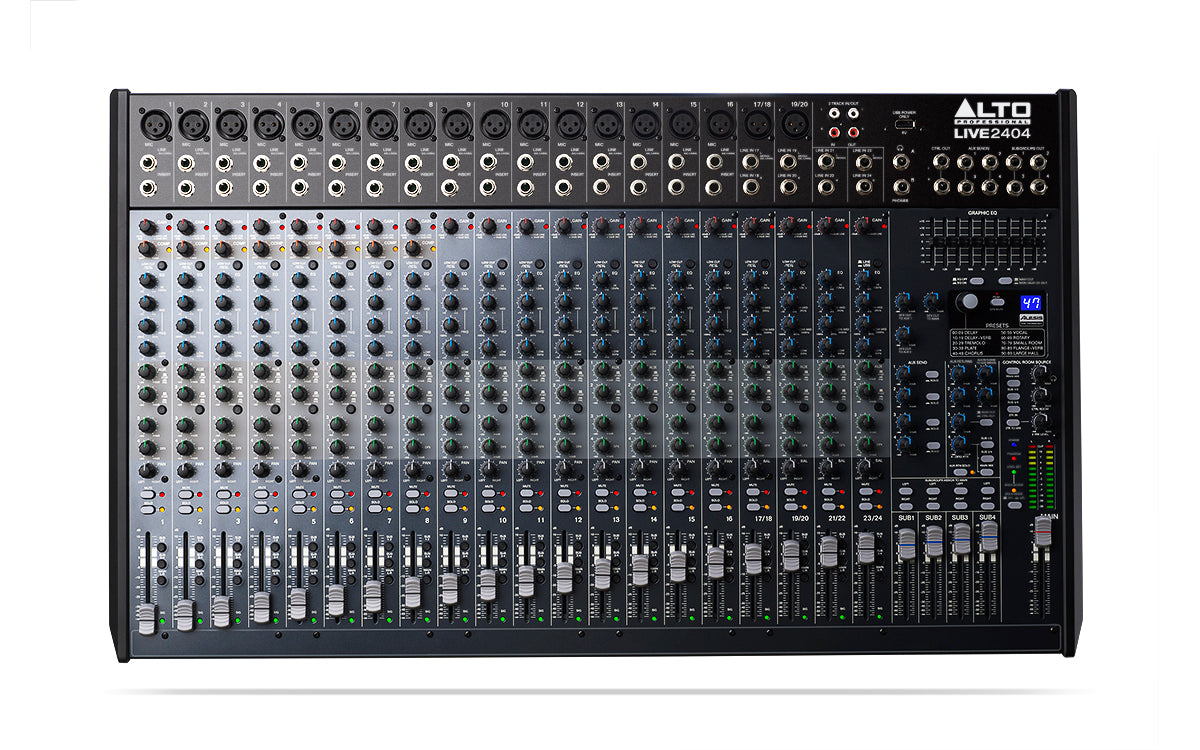 Alto Professional - Live 2404 Professional 24/CH 4-Bus USB Mixer & Effects