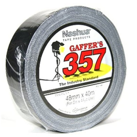 Nashua 357 Gaffer's Tape - Black 48mm x 40m