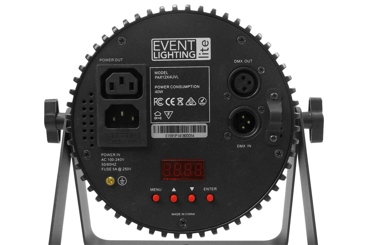 Event Lighting PAR12X4UVL - Indoor Dedicated UV Lite Par