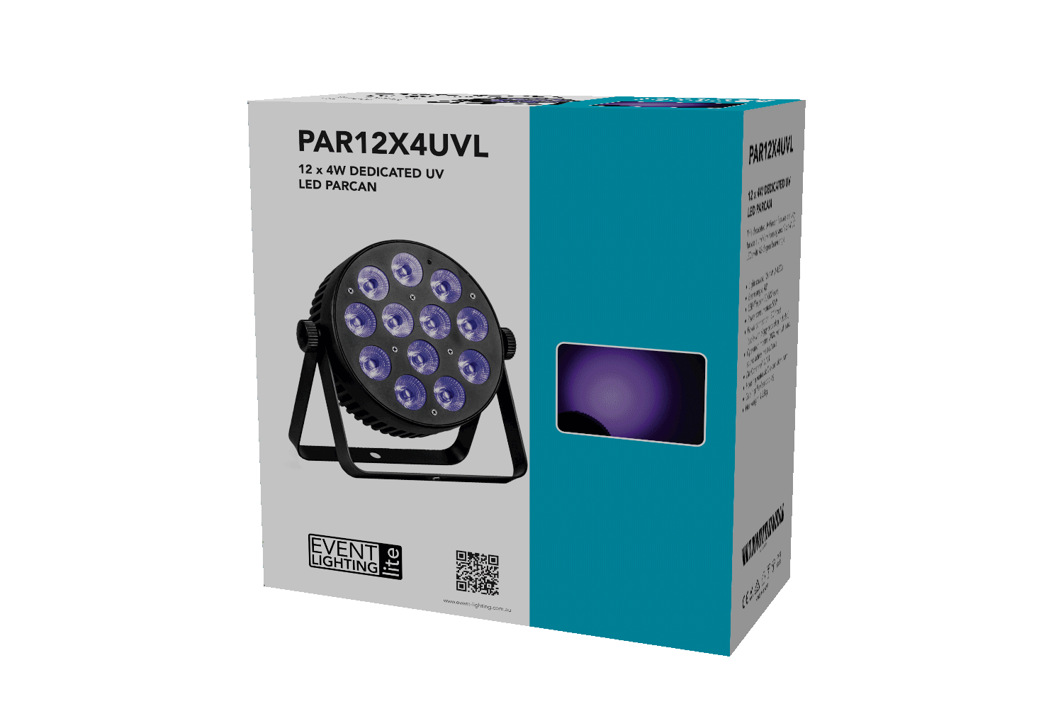 Event Lighting PAR12X4UVL - Indoor Dedicated UV Lite Par