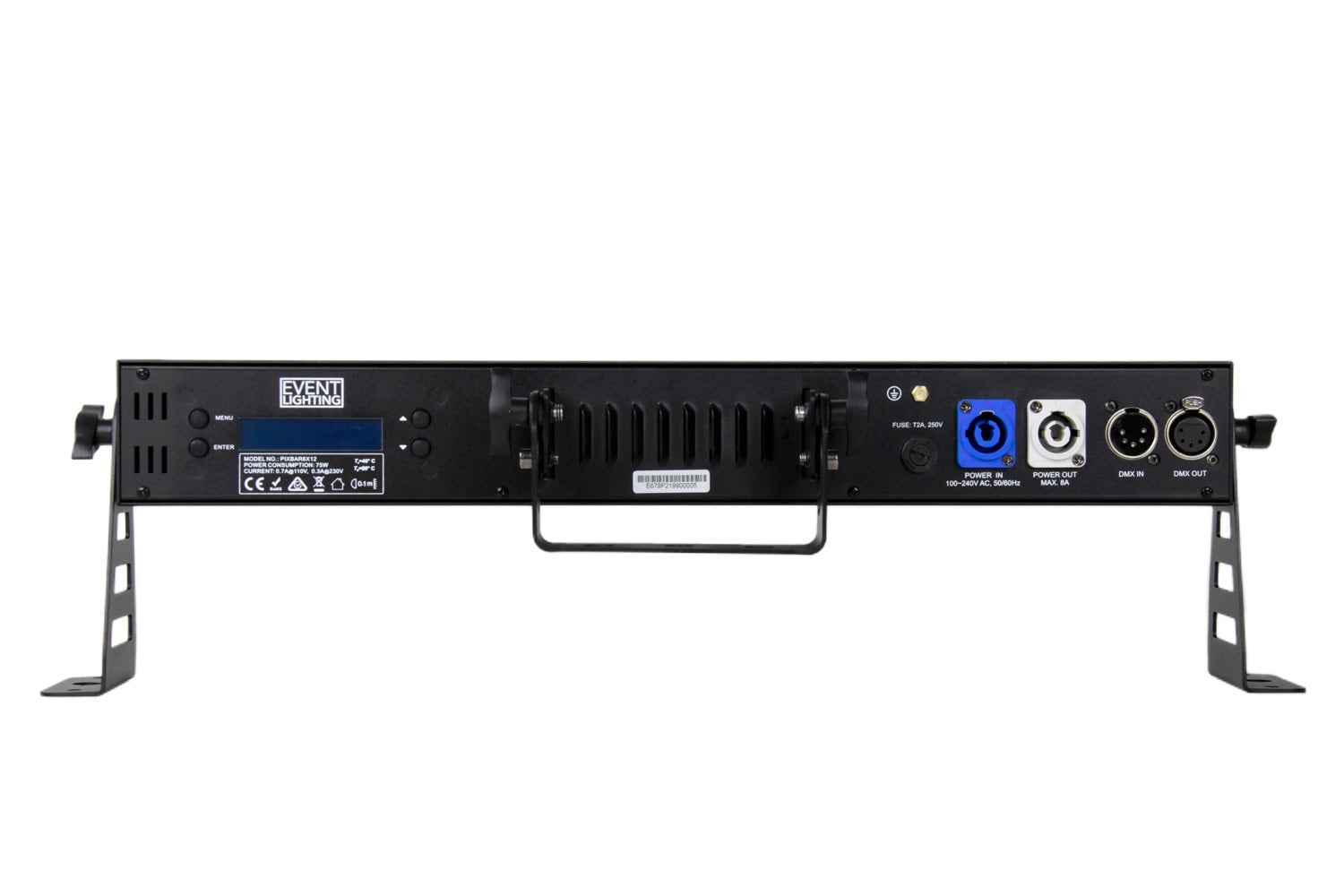 Event Lighting PIXBAR6X12 - 6x12W RGBWAU Pixel Control Bar