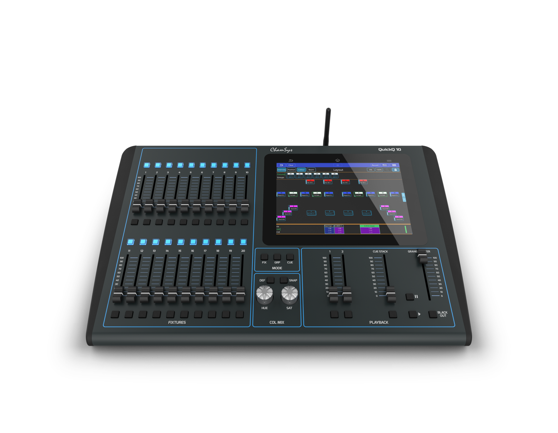 Chamsys QuickQ 10 DMX Lighting Controller