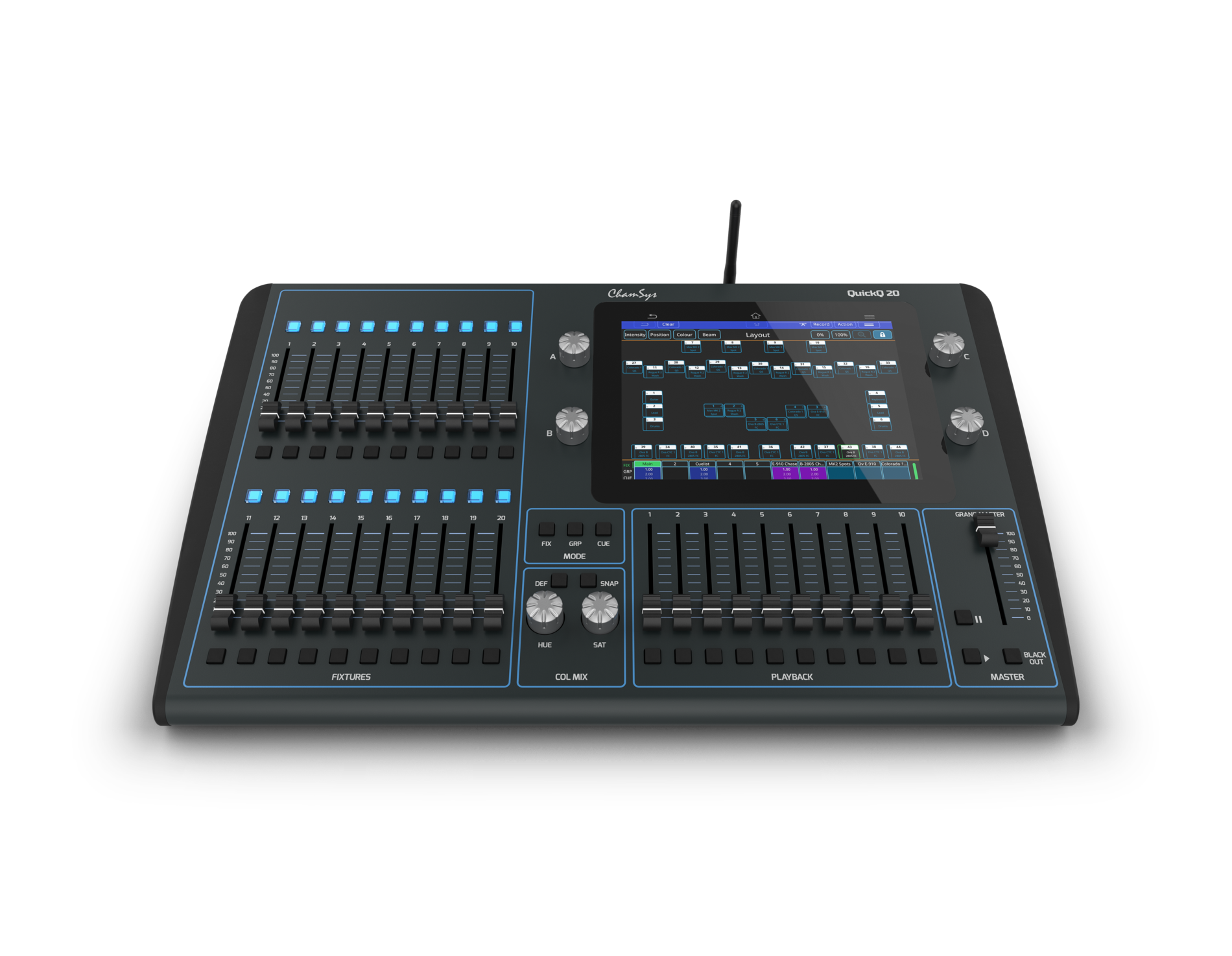 Chamsys QuickQ 20 DMX Lighting Controller