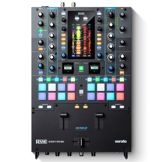 Rane Seventy Two Mk2 Premium 2-Ch Scratch DJ Mixer w/ Serato DJ Pro & Pitch n Time