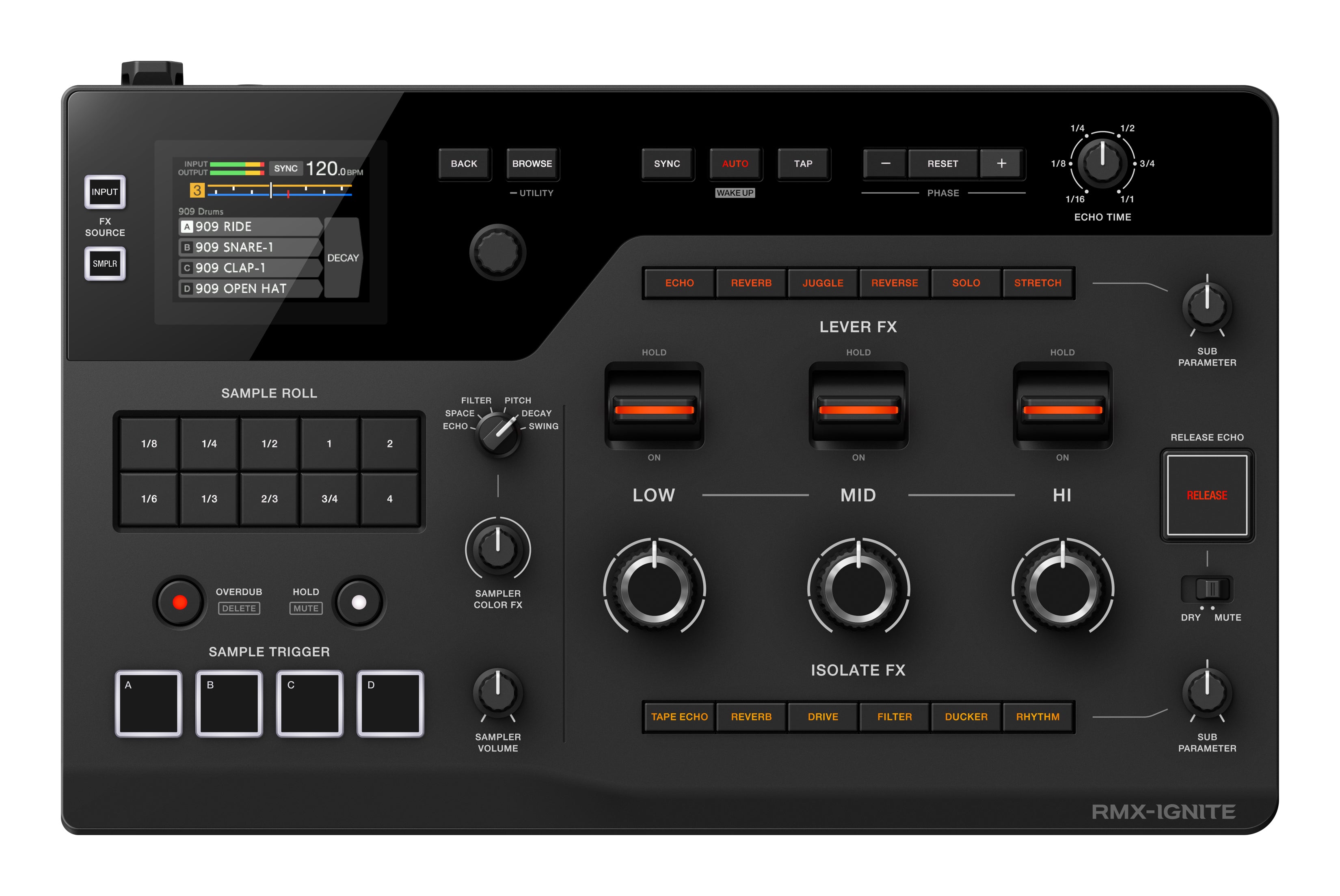 AlphaTheta RMX IGNITE Professional DJ Effector & Sampler