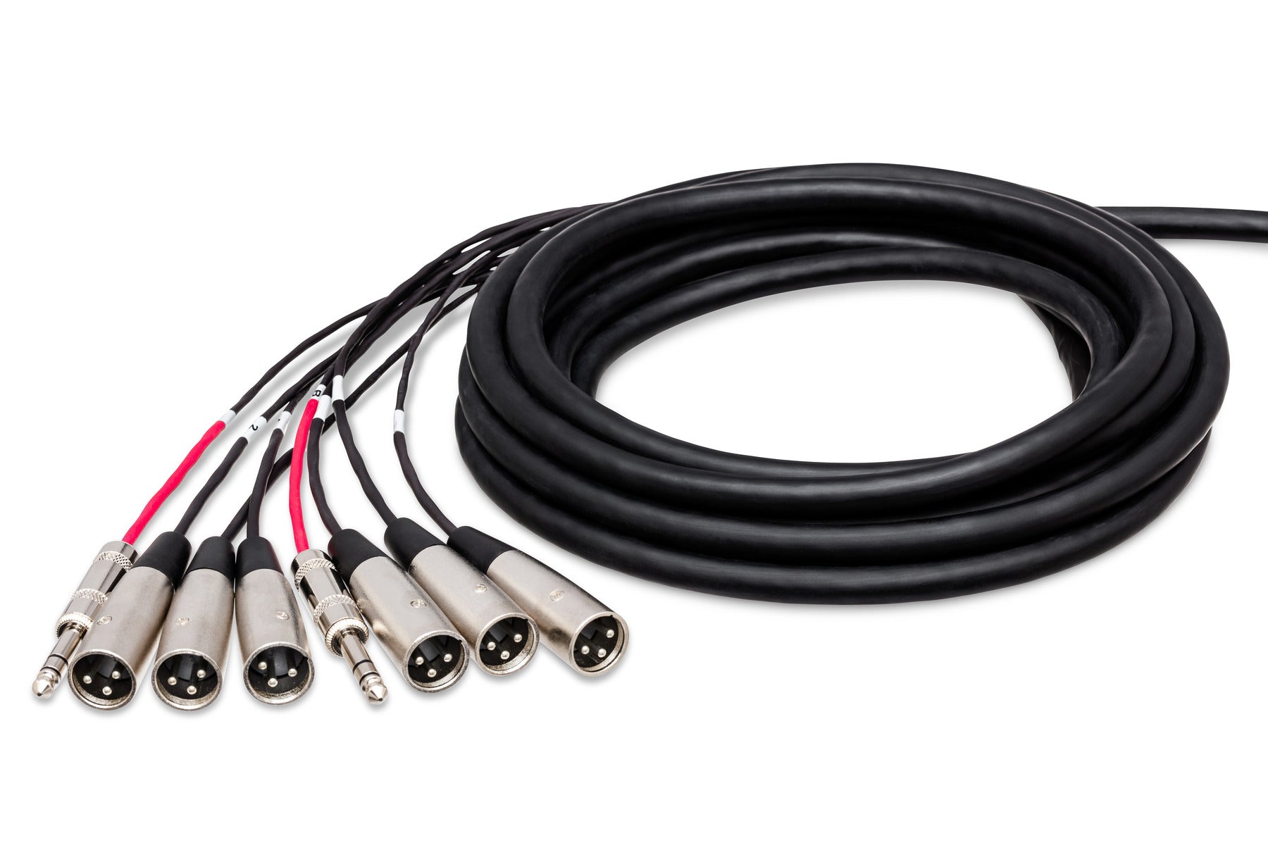 Hosa SH6X220 Pro-Conex Little Bro' Sub Snake, 6 X XLR Sends And 2 X 1/4 In TRS Returns, 20 Ft / 6M