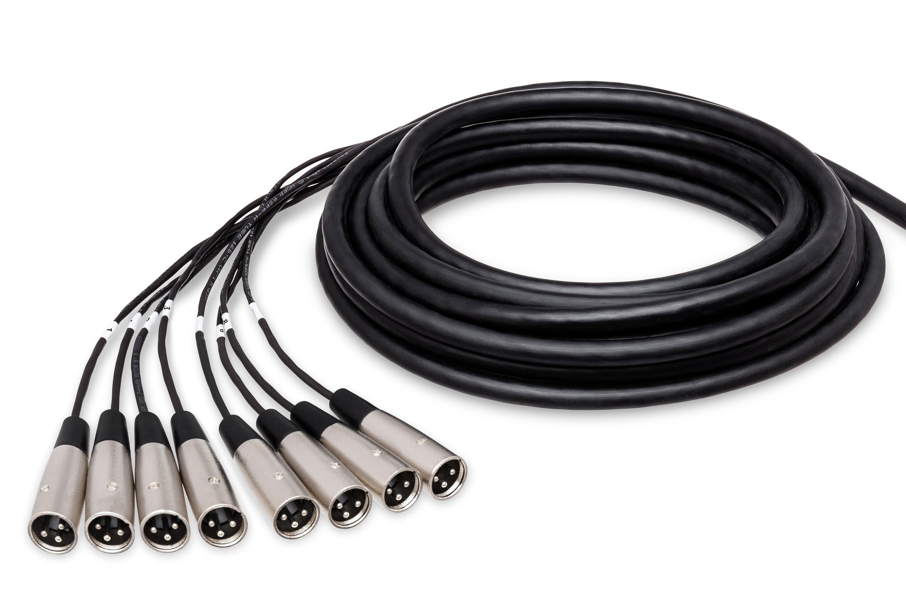 Hosa SH8X050 Pro-Conex Little Bro' Sub Snake, 8 X XLR Sends And No Returns, 50 Ft / 15M