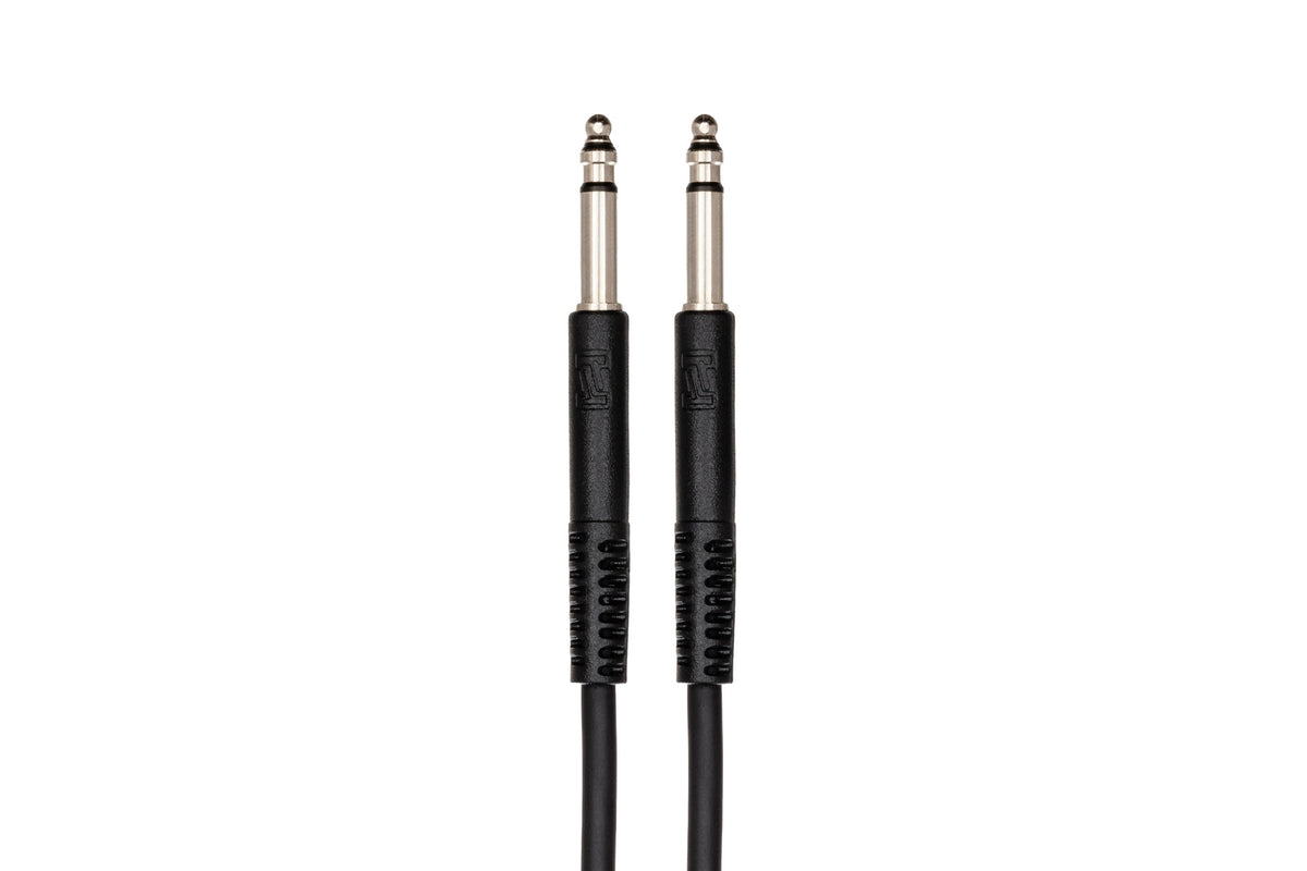 hosa-tts102-balanced-interconnect,-tt-trs-to-same,-2-ft