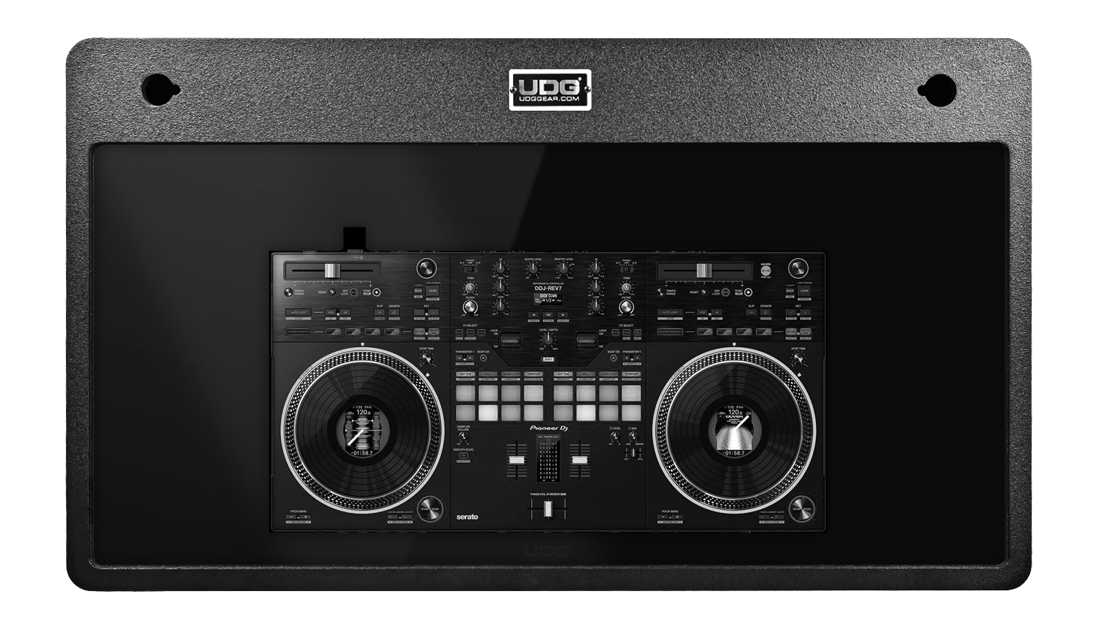 UDG Ultimate Pioneer DJ DDJ-REV7 Faceplate Black